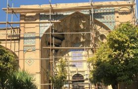 مرمت مقرنسهای فروریخته حافظیه شیراز آغاز شد