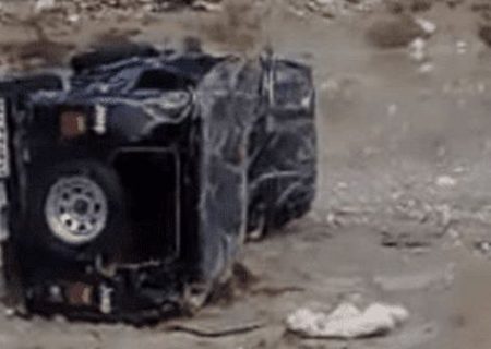 غرق‌شدن یک خودروی آفرود و جان باختن ۲ جوان در رودخانه اطراف شهر لار