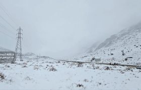 📸: طبیعت برفی شمال غرب شیراز