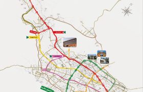 افق نهایی مترو شیراز، ۶ خط مترو به طول ۹۳ کیلومتر است