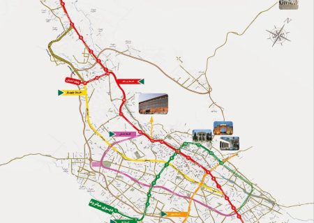 افق نهایی مترو شیراز، ۶ خط مترو به طول ۹۳ کیلومتر است
