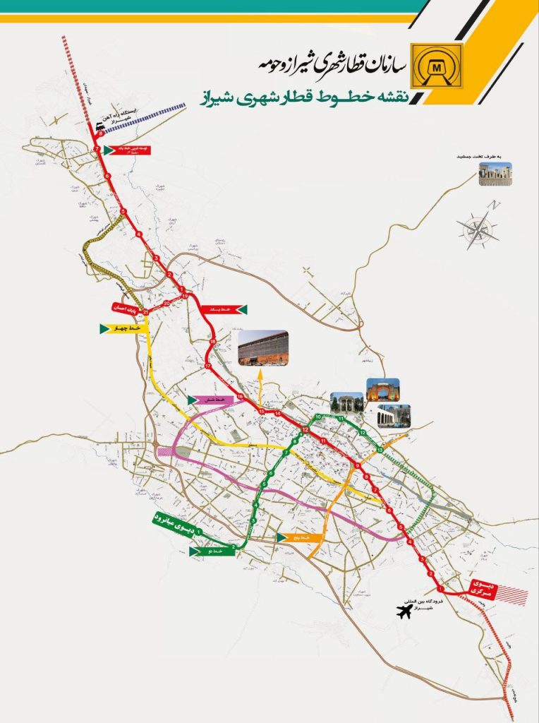photo_2025-12-28_23-15-08 افق نهایی مترو شیراز، ۶ خط مترو به طول ۹۳ کیلومتر است
