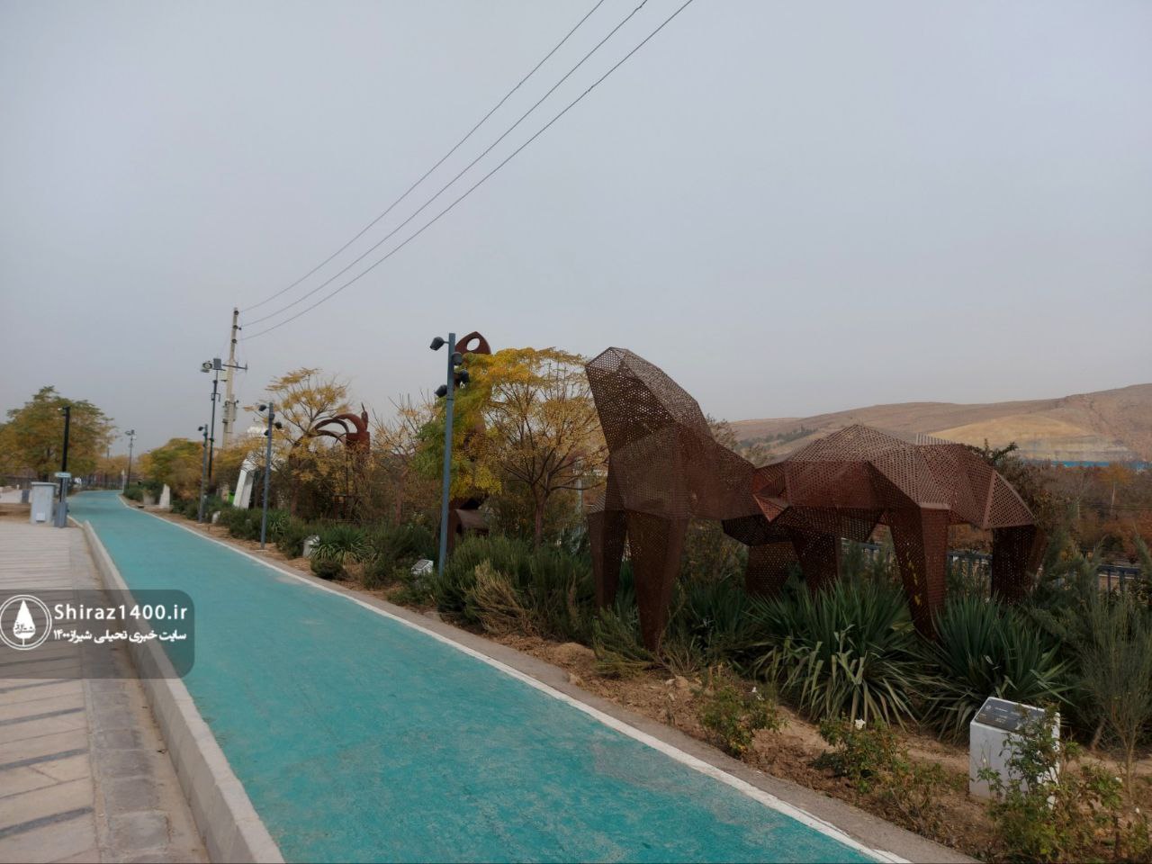 پیادهراه سلامت چمران و آثار سمپوزیوم ۹۸ شیراز