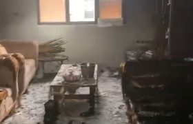 🎥: مهار آتش‌سوزی ساختمان مسکونی سه‌طبقه در شهرک زیباشهر