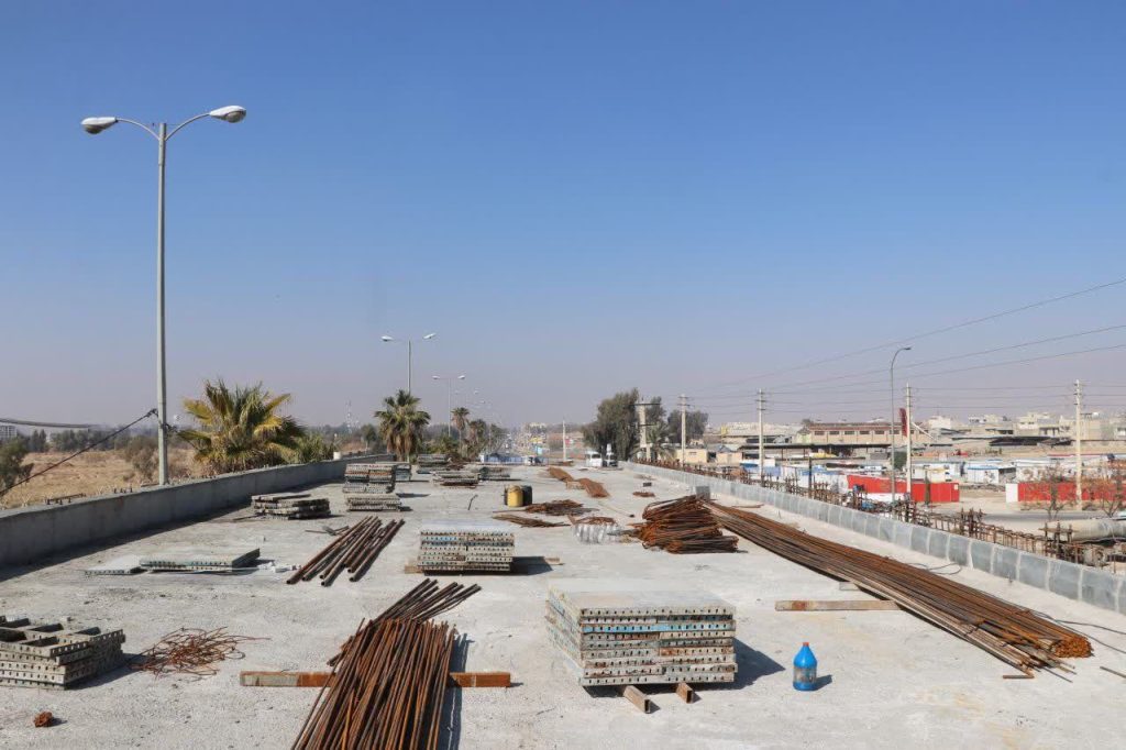 پایان بتن‌ریزی پارت دوم عرشه تقاطع خلیج فارس - استوار