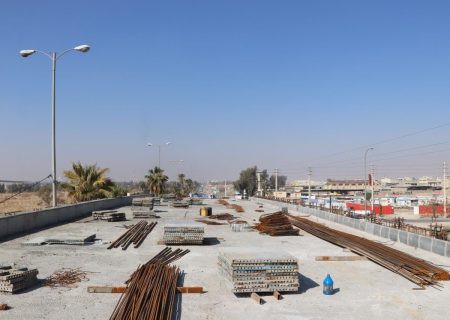 پایان بتن‌ریزی پارت دوم عرشه تقاطع خلیج فارس – استوار