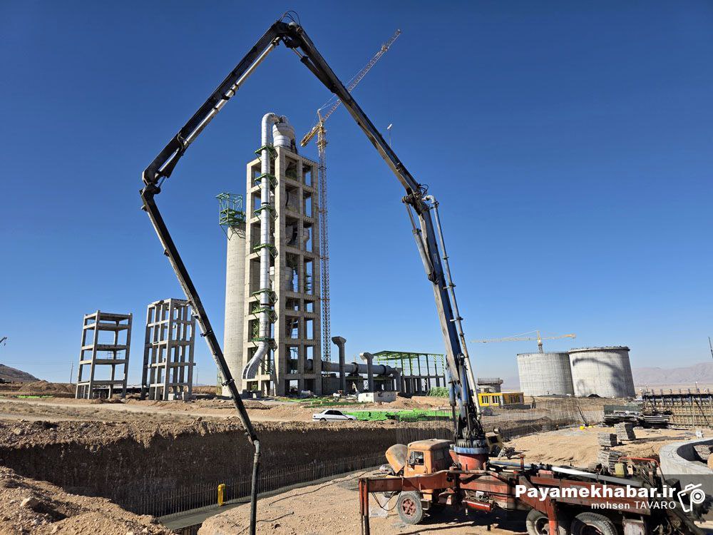 پیشرفت ۵۱ درصدی طرح انتقال کارخانه سیمان فارس