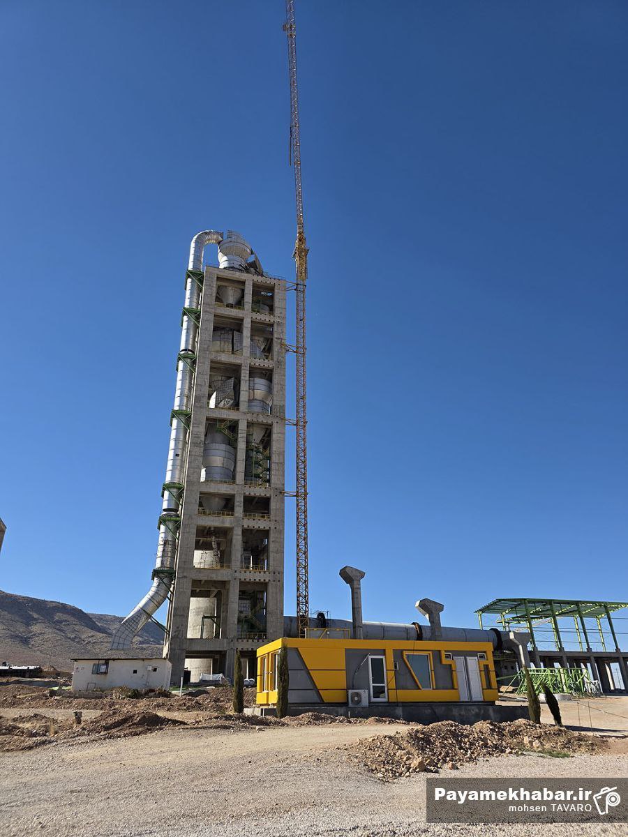 پیشرفت ۵۱ درصدی طرح انتقال کارخانه سیمان فارس